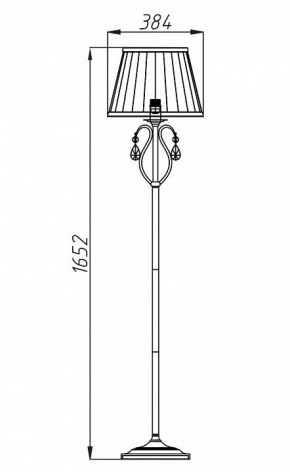 Торшер Maytoni Brionia ARM172-11-G в Шадринске - shadrinsk.mebel24.online | фото 2