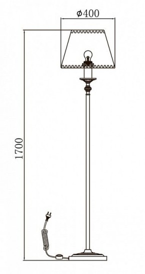 Торшер Maytoni Soffia RC093-FL-01-R в Шадринске - shadrinsk.mebel24.online | фото 3