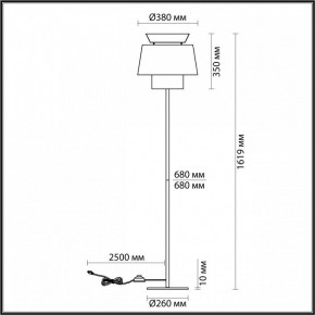 Торшер Odeon Light Kressa 4992/1F в Шадринске - shadrinsk.mebel24.online | фото 4