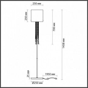 Торшер Odeon Light Nicole 4886/1F в Шадринске - shadrinsk.mebel24.online | фото 4