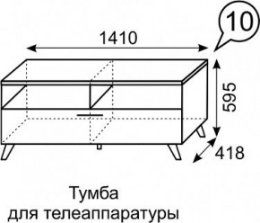 Тумба для ТВ София 10 в Шадринске - shadrinsk.mebel24.online | фото 3