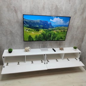Тумба подвесная под ТВ LINES MTV4-MA 1150 Белый матовый (Белый-M 10.1.2) в Шадринске - shadrinsk.mebel24.online | фото 11