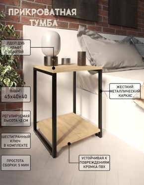 Тумба прикроватная "Лофт" (Лф.Т-2) в Шадринске - shadrinsk.mebel24.online | фото 4
