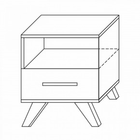 Тумба прикроватная Вега Скандинавия в Шадринске - shadrinsk.mebel24.online | фото 7