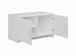 Тумба СИРИУС двухдверная низкая, цвет белый в Шадринске - shadrinsk.mebel24.online | фото 2