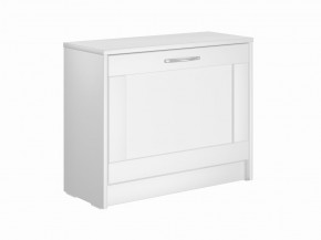 Тумба СИРИУС с откидной полкой для обуви, цвет белый в Шадринске - shadrinsk.mebel24.online | фото