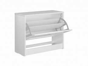 Тумба СИРИУС с откидной полкой для обуви, цвет белый в Шадринске - shadrinsk.mebel24.online | фото 3