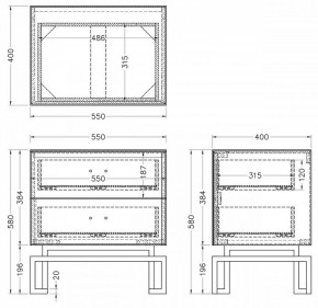 Тумбочка KFG085-NI в Шадринске - shadrinsk.mebel24.online | фото 5