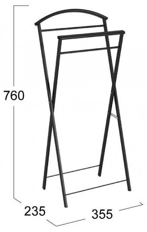 Вешалка для костюма Контур в Шадринске - shadrinsk.mebel24.online | фото