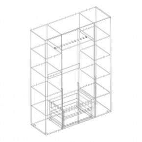 ВИТА Шкаф 4-ств для одежды в Шадринске - shadrinsk.mebel24.online | фото 2