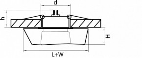 Встраиваемый светильник Lightstar Flutto 006430 в Шадринске - shadrinsk.mebel24.online | фото 3